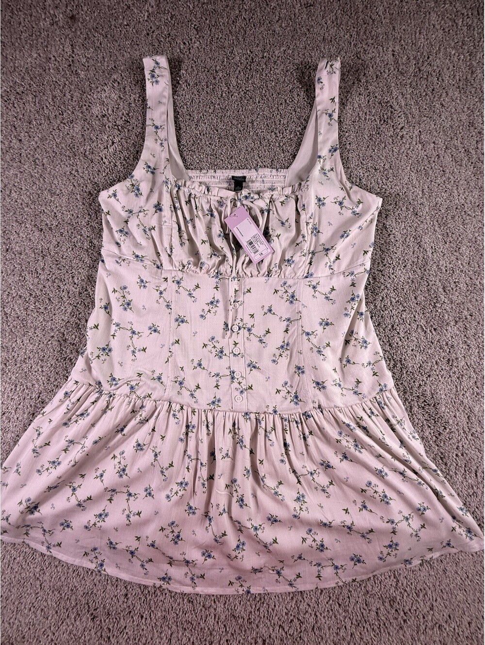 NWT Wild Fable Women’s White Floral Sun Dress Size 1X Lined